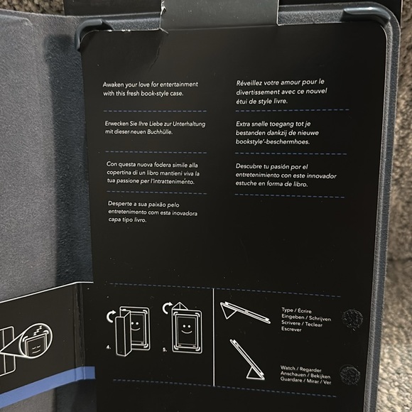 NWT Kobo SleepCover e-book reader case K107-KBO-3BK - Picture 4 of 8